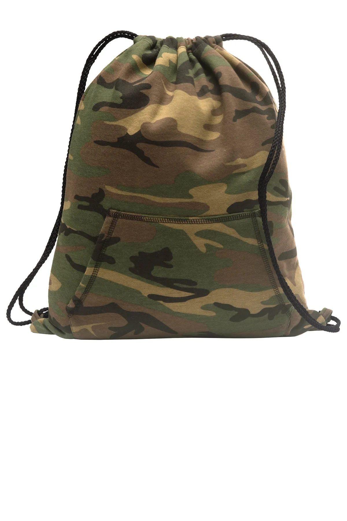 Port & Company Core Fleece Customized Cinch Packs, Military Camo