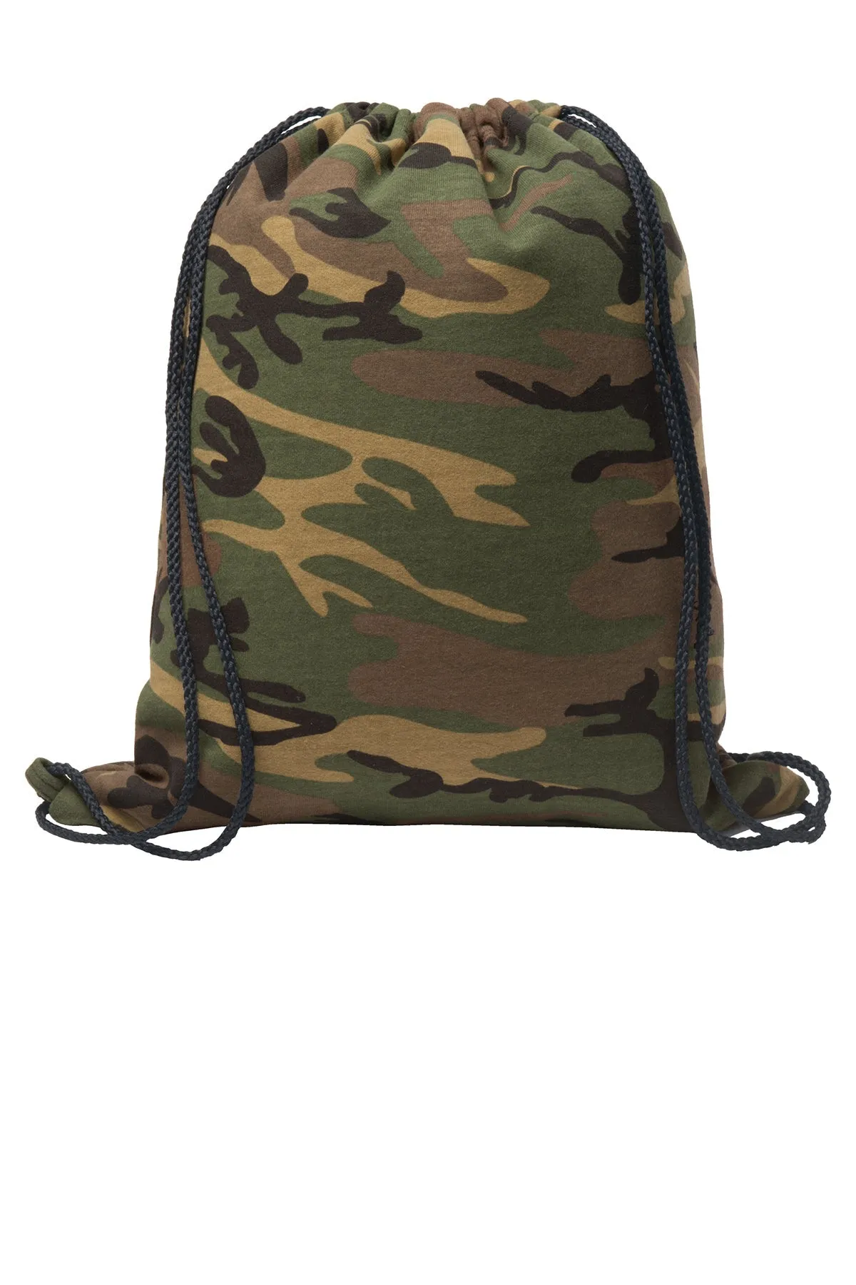 Port & Company Core Fleece Customized Cinch Packs, Military Camo