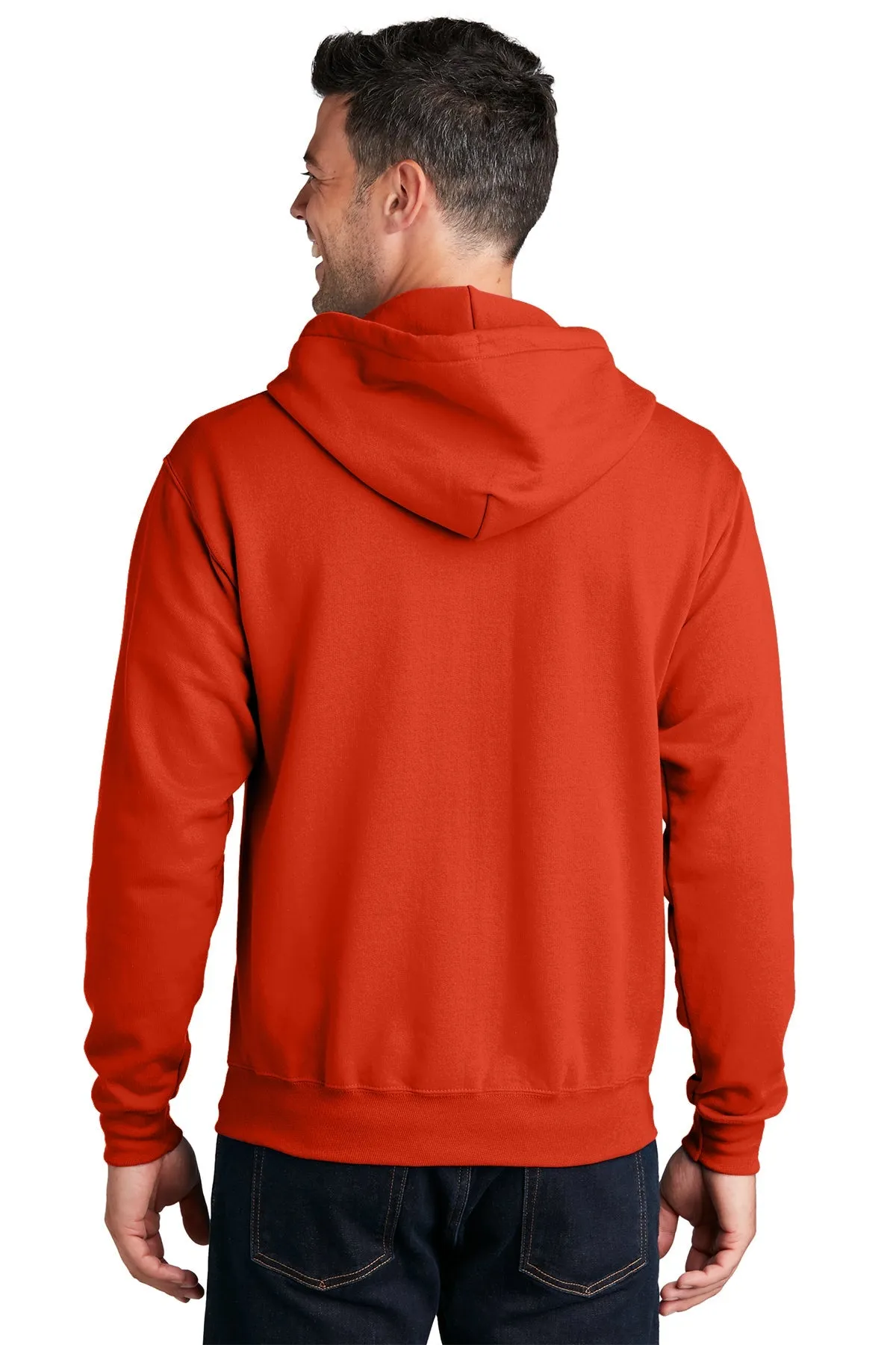 Port & Company Core Fleece Customized Zip Hoodies, Orange