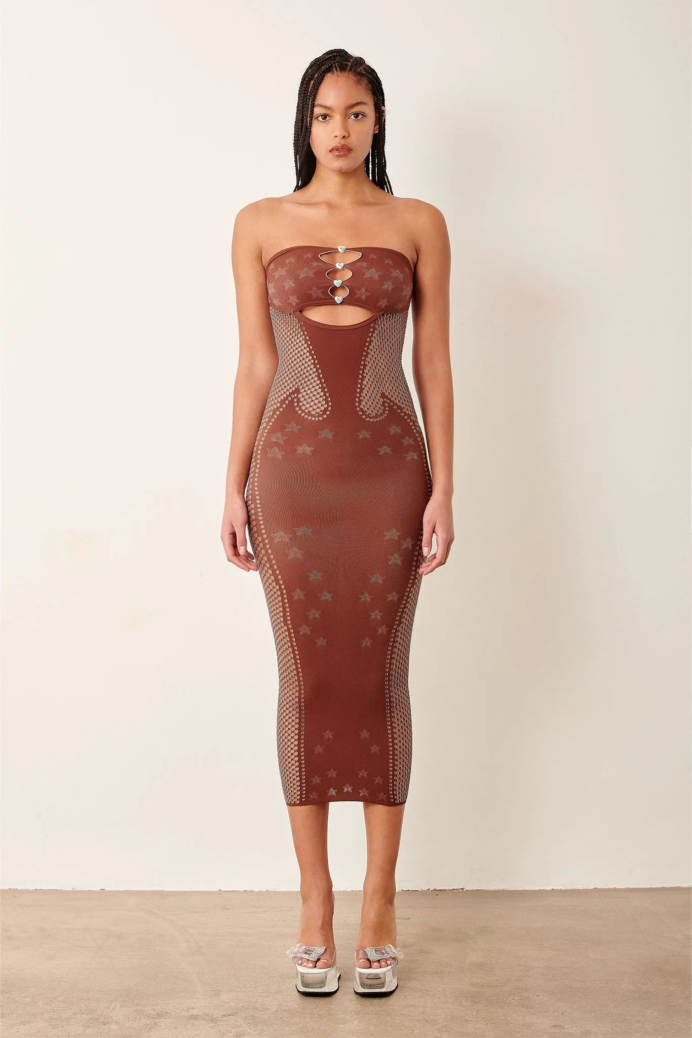 Roxie Dress Old Money Brown