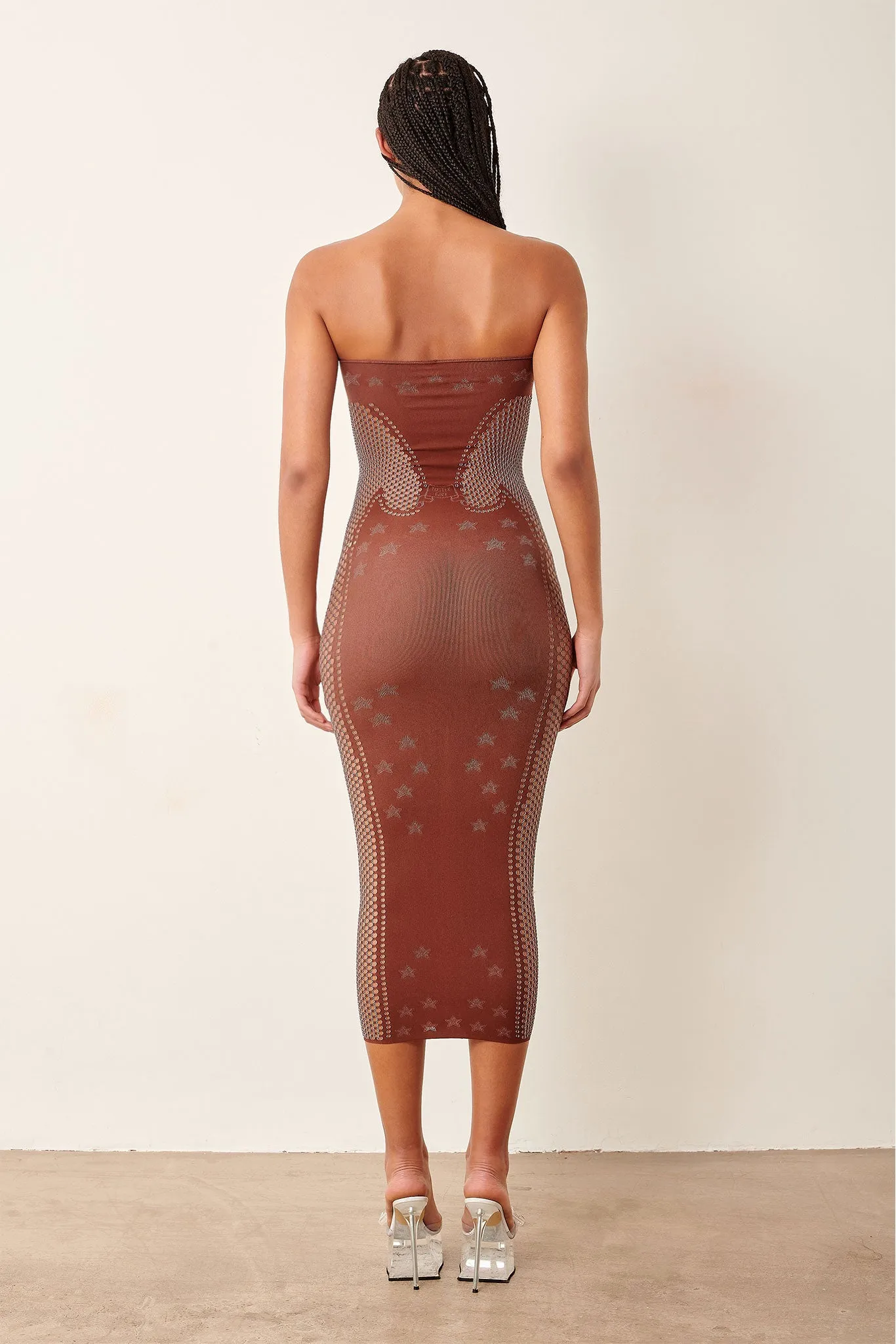 Roxie Dress Old Money Brown