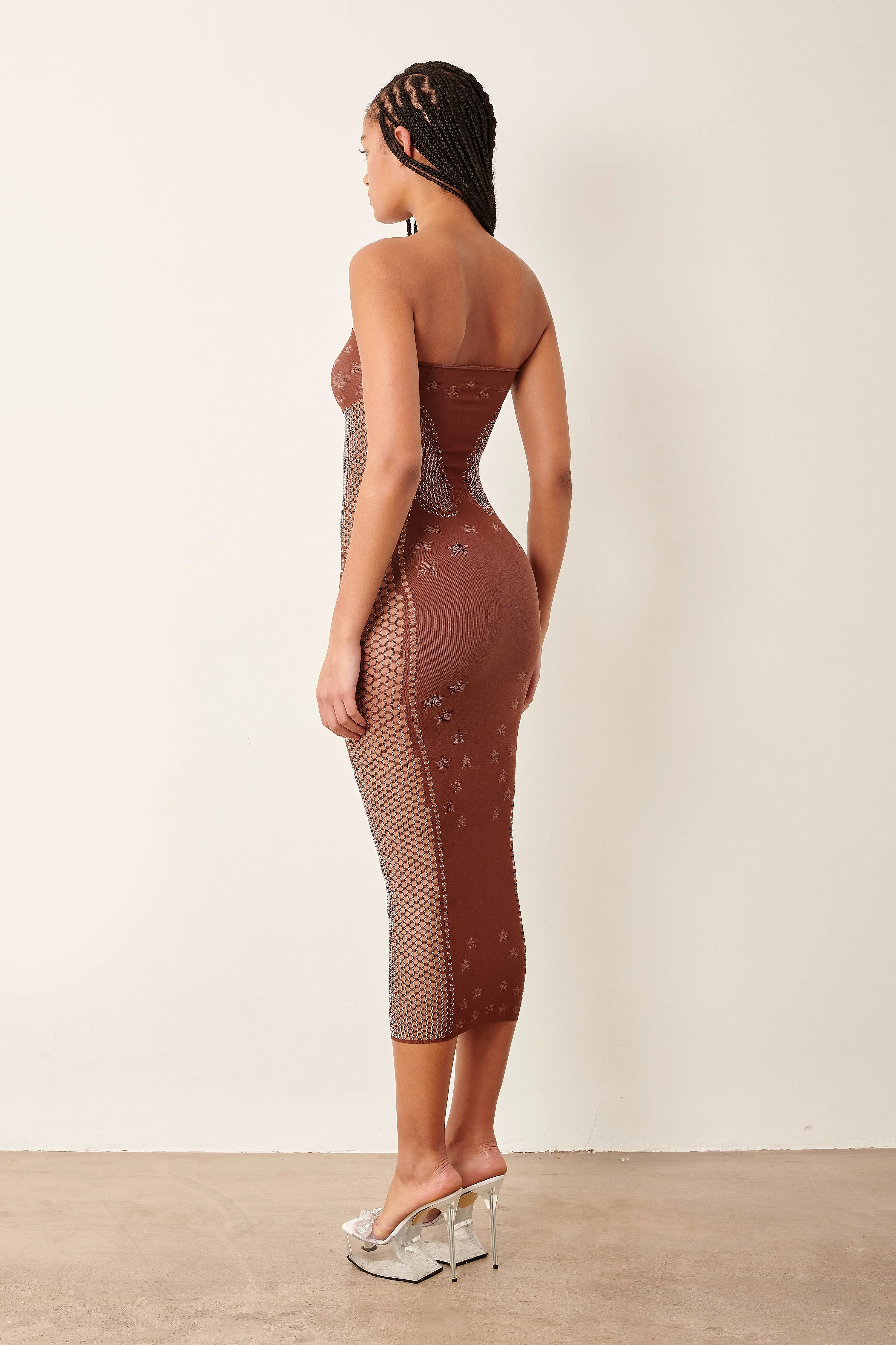 Roxie Dress Old Money Brown