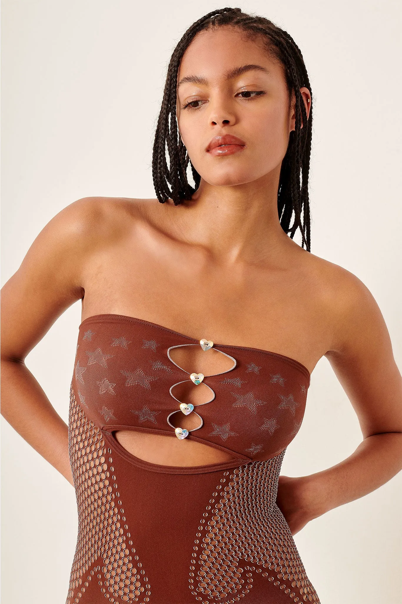 Roxie Dress Old Money Brown