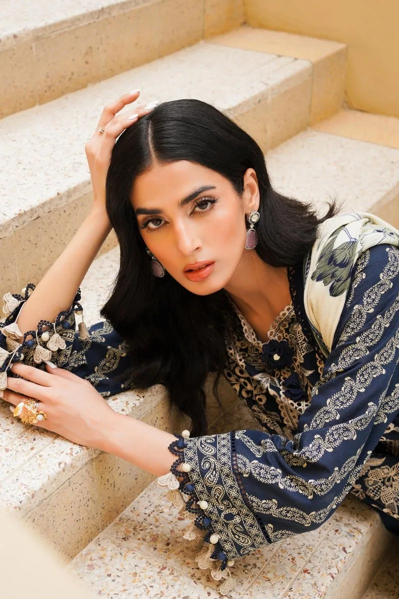Sana Safinaz Muzlin Winter Collection 2023 – M233-014B-CP