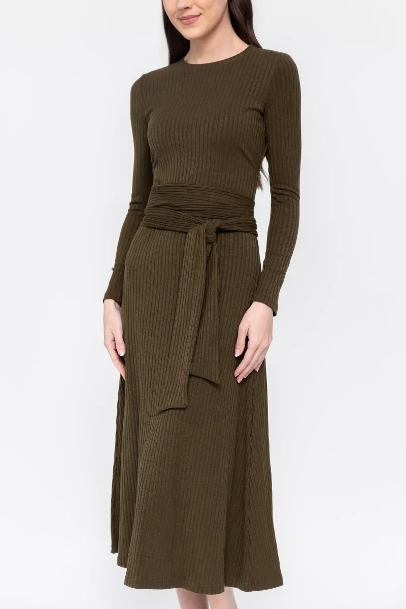 SARAH DRESS (OLIVE)