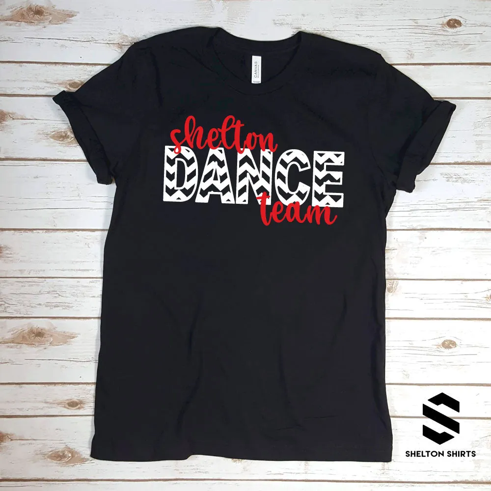 Shelton Dance Team Chevron Hoodie Sweatshirt