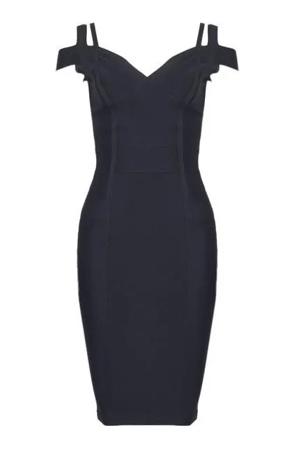 Sia Bandage Dress - Classic Black