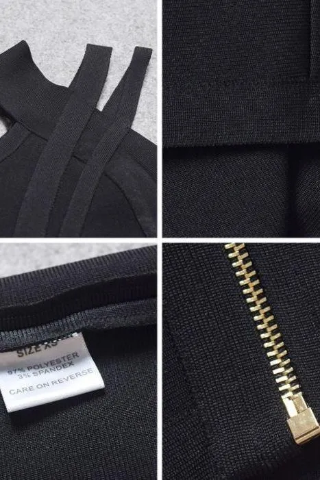 Sia Bandage Dress - Classic Black