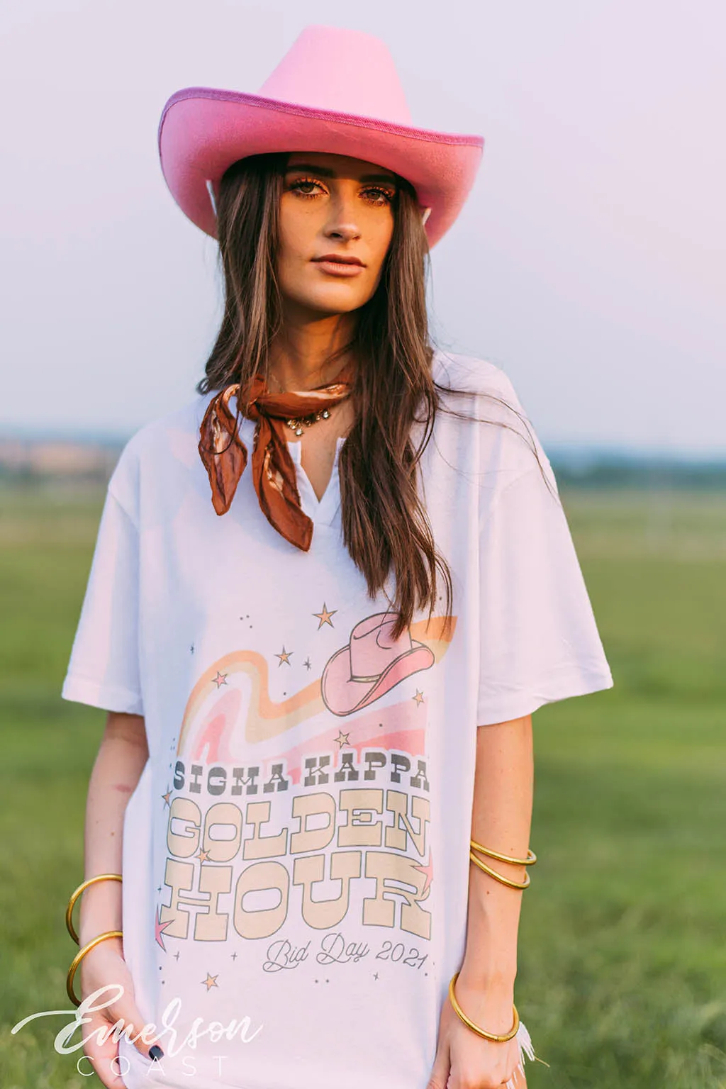Sigma Kappa Golden Hour Bid Day Tee