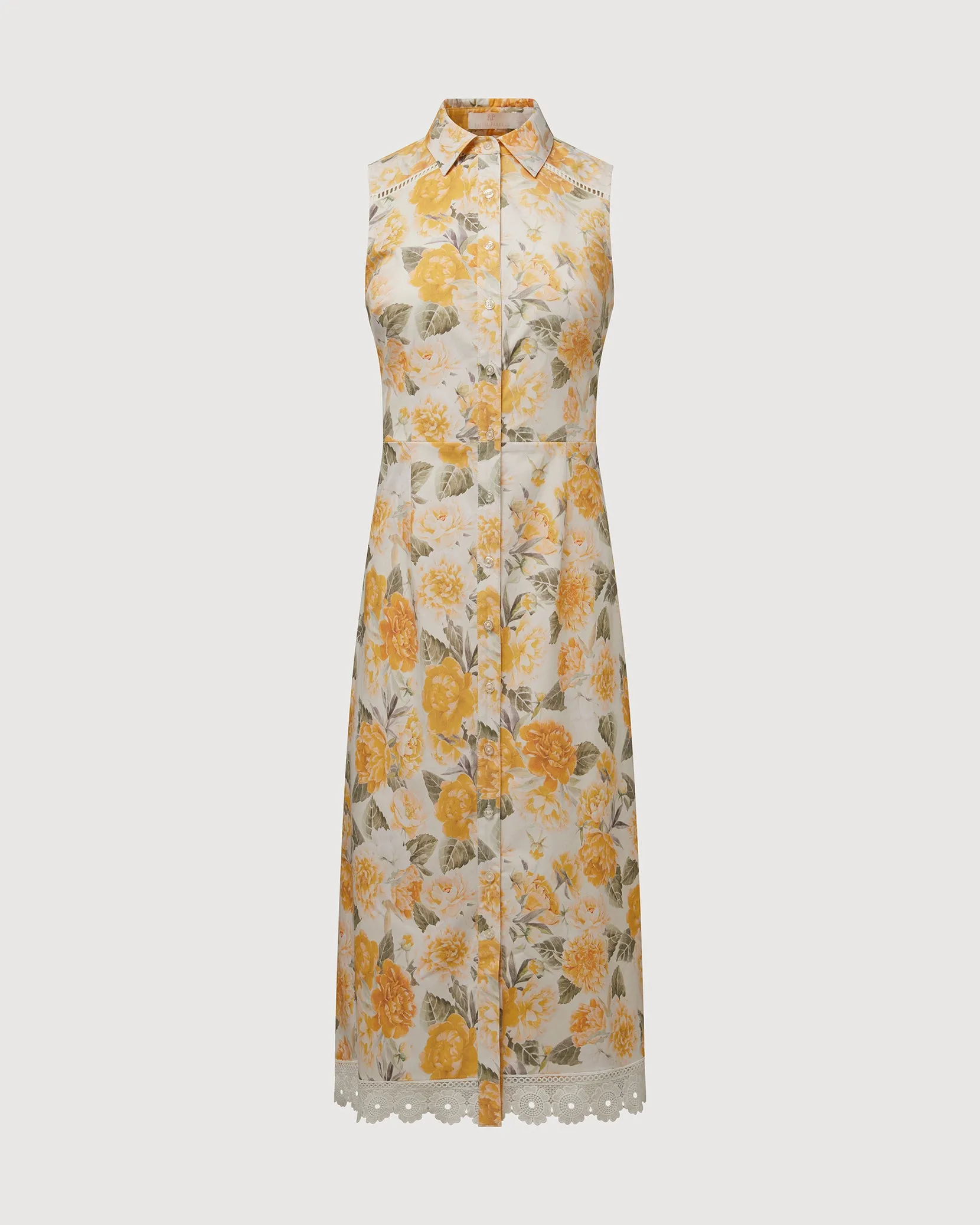 Sleeveless Shirt Dress