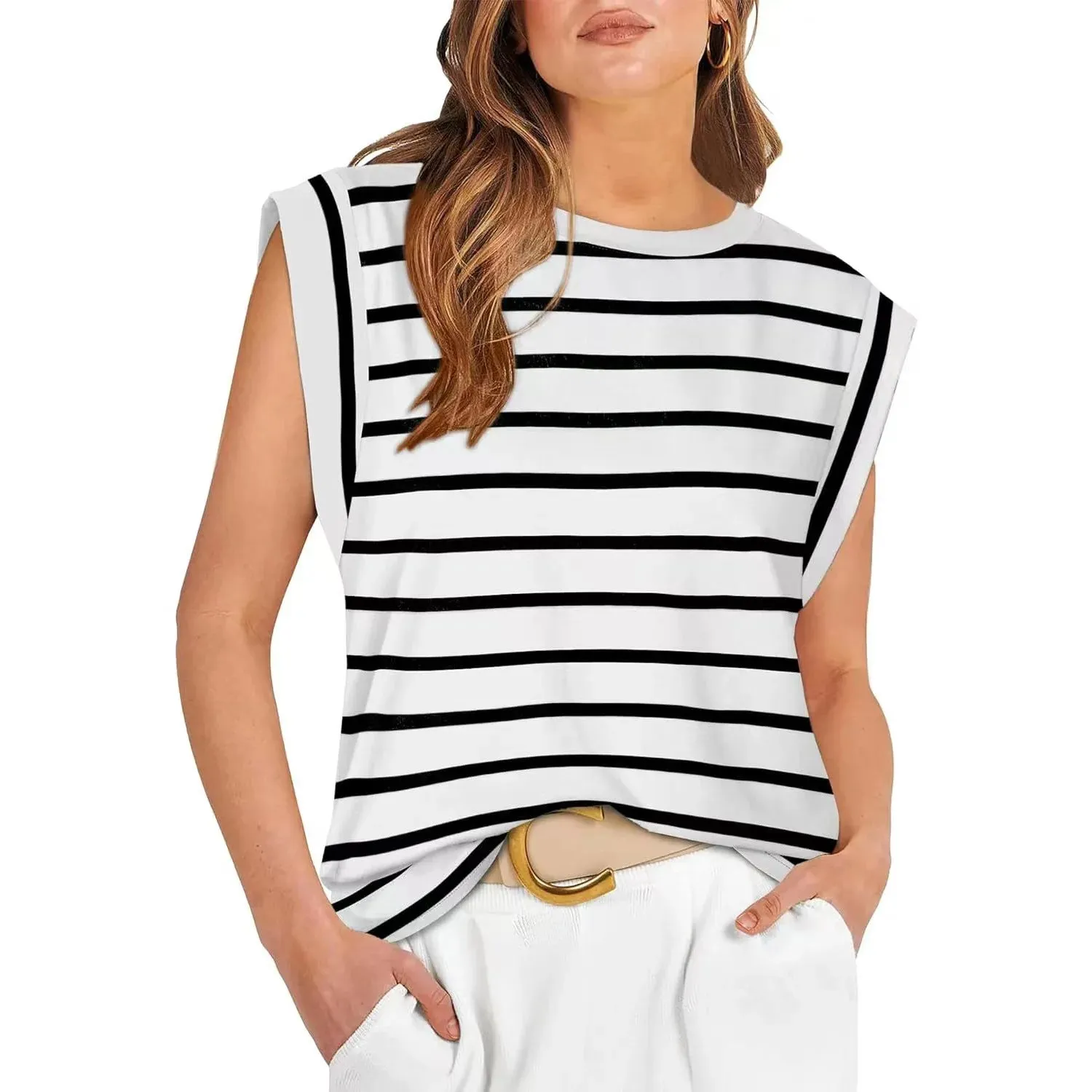 Solid Casual Loose Top – Oversized Vintage Women’s Summer Tops