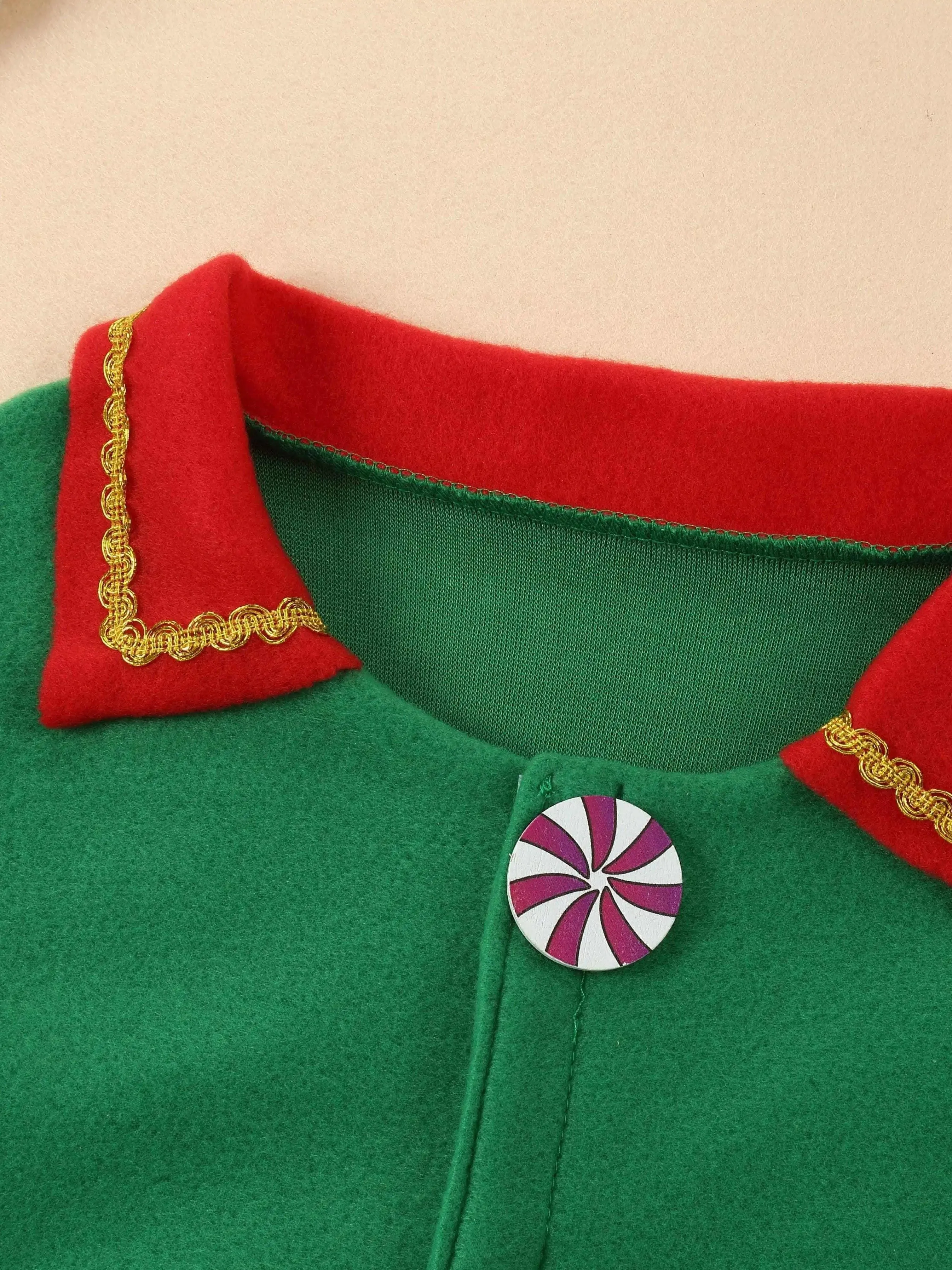 Sweet Girls Lovely Elf Outfit For Christmas As Gifts For Birthday Party