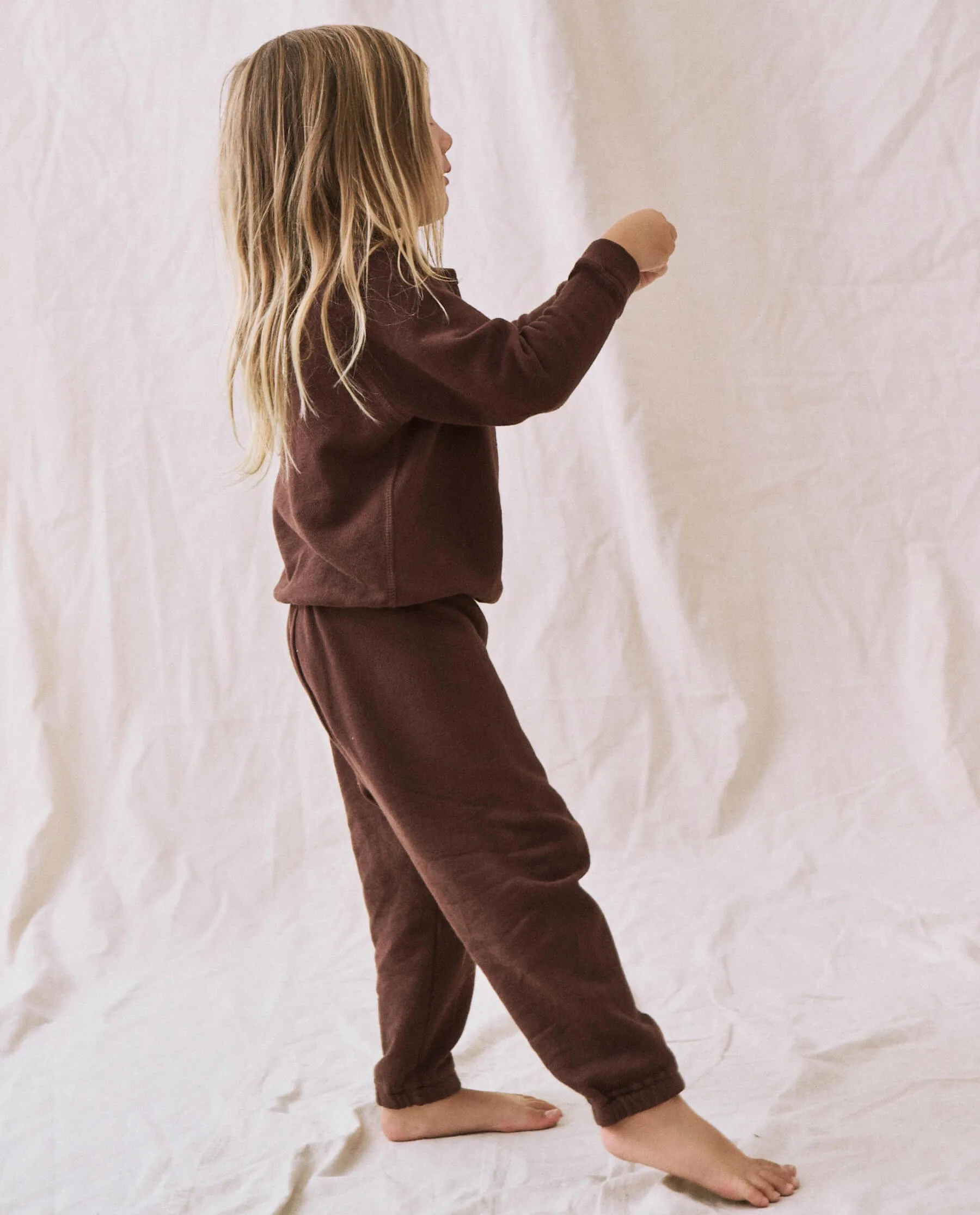 The Little College Sweatshirt. Solid -- Toasted Walnut