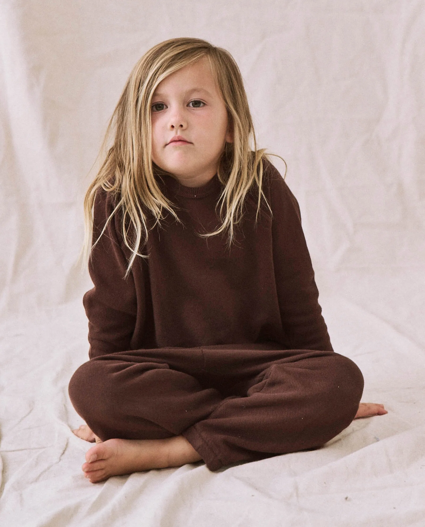 The Little College Sweatshirt. Solid -- Toasted Walnut