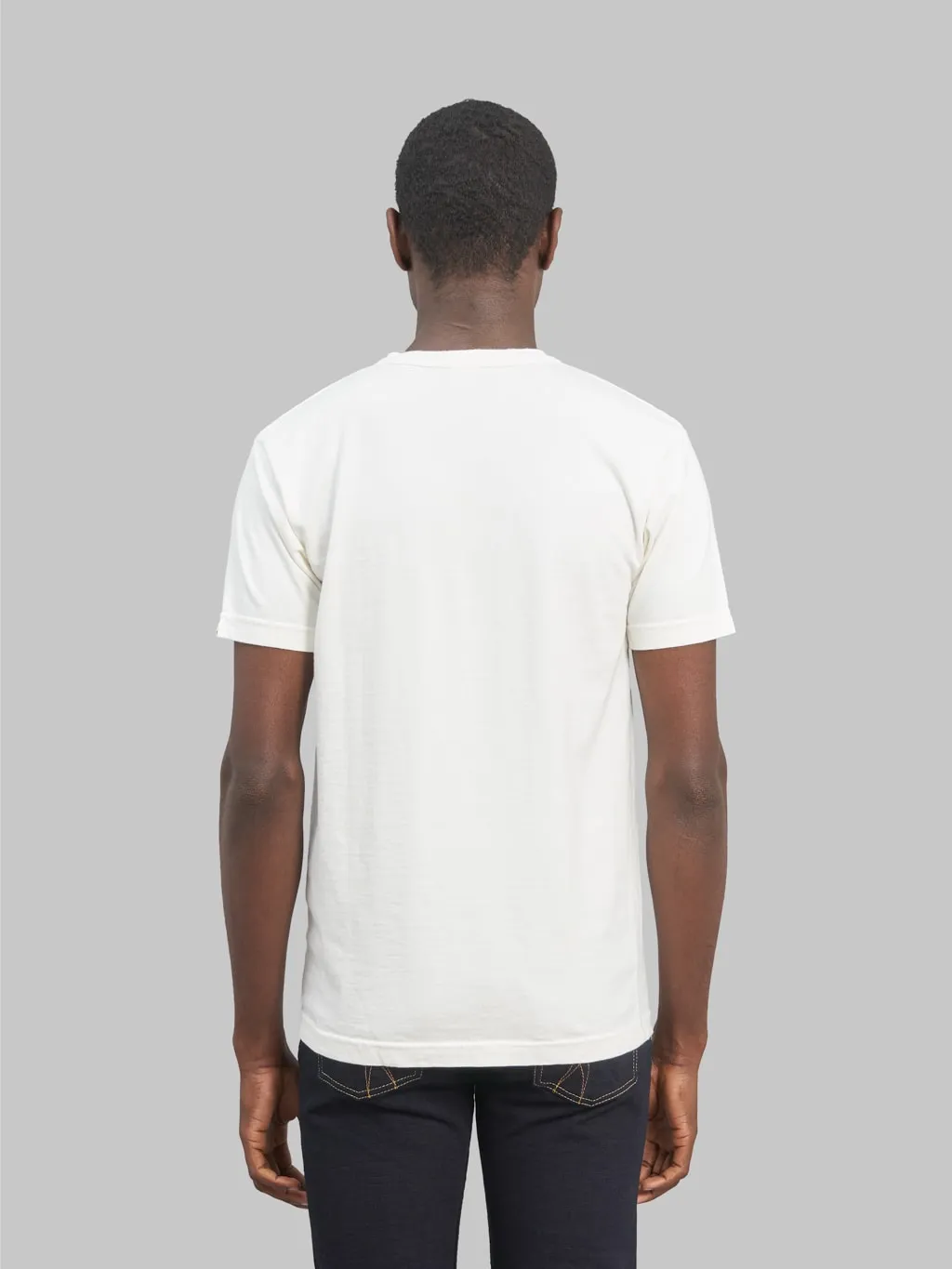UES Ramayana Henley Neck T-Shirt White