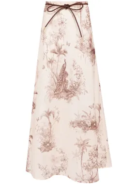Waverly Bias Midi Skirt