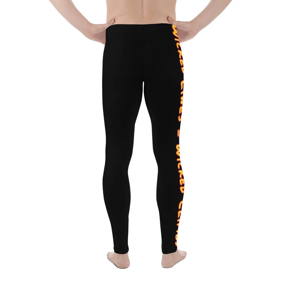 Wicked Lines Unixex Leggings (Black)