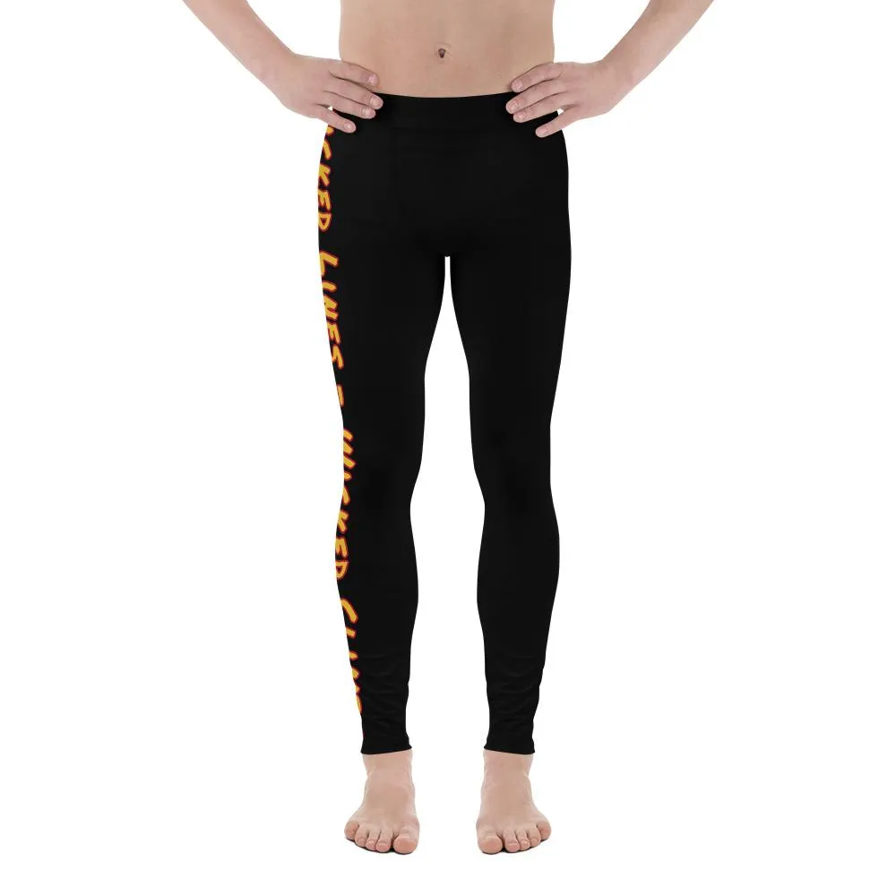 Wicked Lines Unixex Leggings (Black)